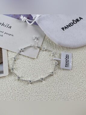 Pandora Silver Starlet Bracelet with Sparkling Accents